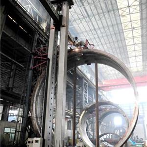 Φ fourteen × 10m automatic welding operation center